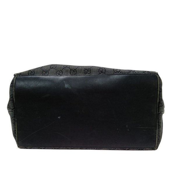 Auth Gucci Hand Bag Black Canvas #43612G10 - Picture 4 of 9